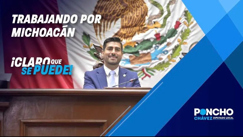 Poncho Chávez rinde cuentas con resultados legislativos ante las y los michoacanos