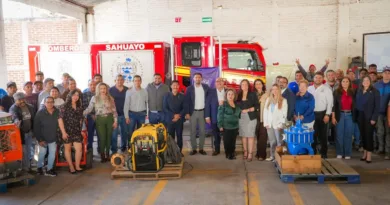 Sahuayo y Santa Ana fortalecen lazos de hermandad con donativo de equipamiento