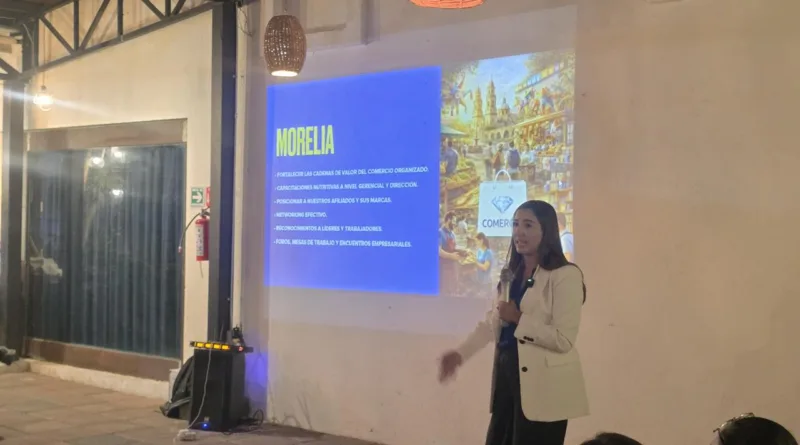 Mariana Lemus presenta su proyecto rumbo a la presidencia de CANACO SERVYTUR Morelia