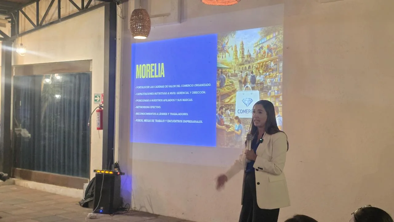 Mariana Lemus presenta su proyecto rumbo a la presidencia de CANACO SERVYTUR Morelia