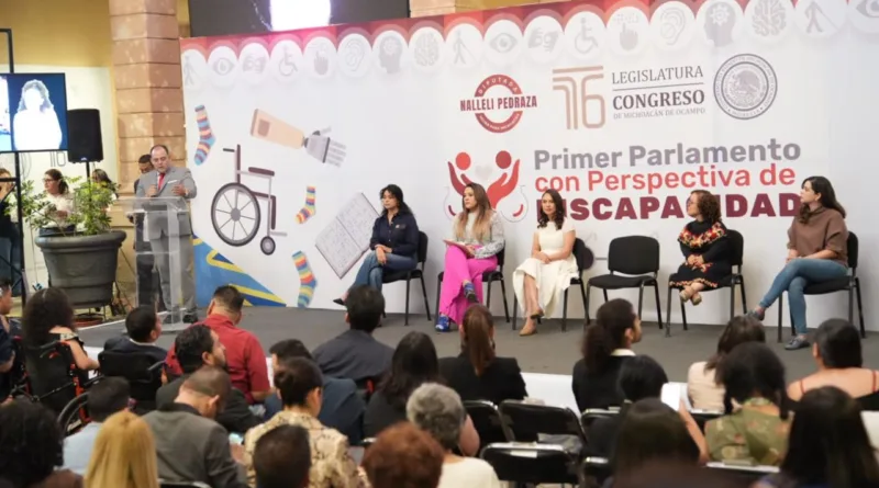 Se realizó el Primer Parlamento con Perspectiva de Discapacidad en Michoacán