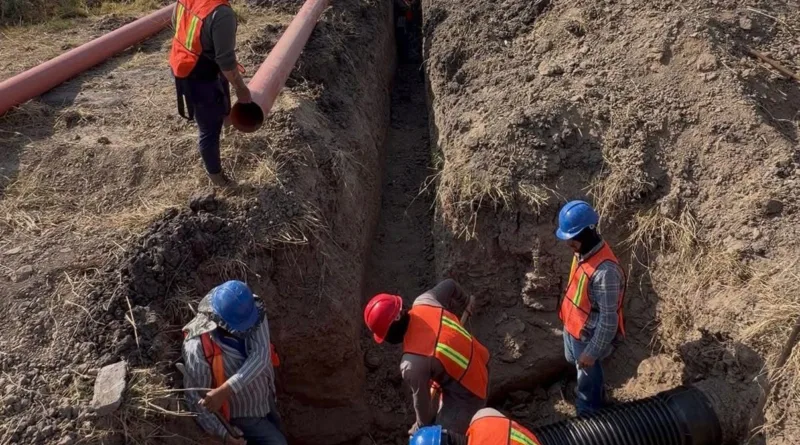 Moy Navaro cumple demanda histórica de drenaje en Yurécuaro