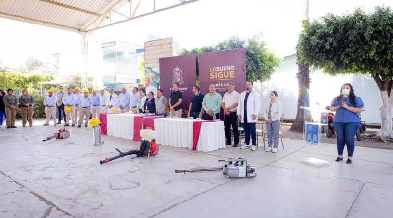 Moisés Navarro impulsa prevención sanitaria con el arranque de la Jornada Nacional contra el Dengue en Yurécuaro