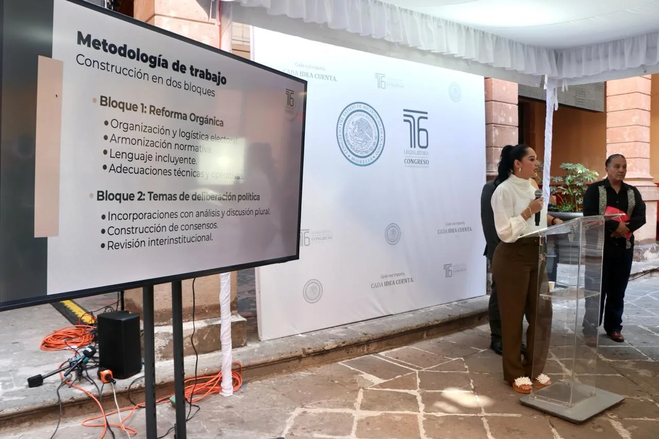 Congreso presenta avances de la reforma electoral rumbo a 2027