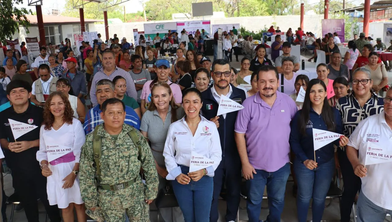 “Territorios de Paz” acerca servicios y soluciones a familias de Apatzingán
