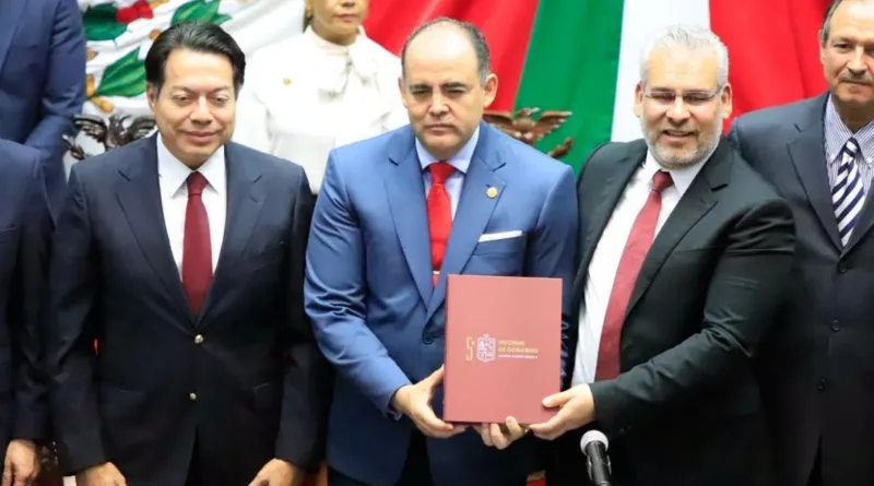 Congreso del Estado recibe Quinto Informe de Gobierno de Alfredo Ramírez Bedolla