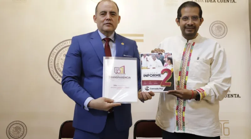 Conrado Paz hace entrega de su Segundo Informe de Actividades Legislativas