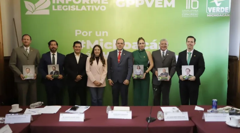 Grupo Parlamentario del PVEM presenta su Segundo Informe de Actividades Legislativas